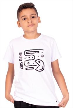 Camisa de Algodão c/ Fenda Infantil