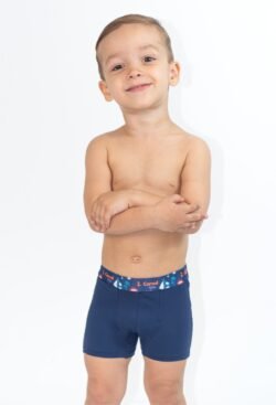 Cueca Boxer Infantil Microfibra de Poliamida