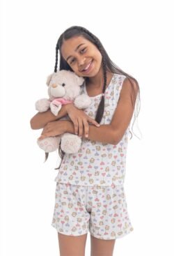 Short Doll Infantil Regata Femino