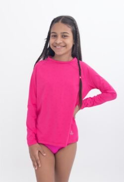 Camisa UV Feminina Inf. Manga Longa