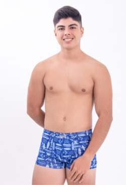 Cueca Boxer Embutida Mic. Poliester Adulto
